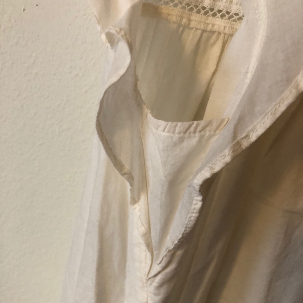 Cotton Sleeveless Ruffle Top - Picture 5 of 6